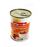 مهرام کنسرو لوبیا چیتی با قارچ 400 گرمی